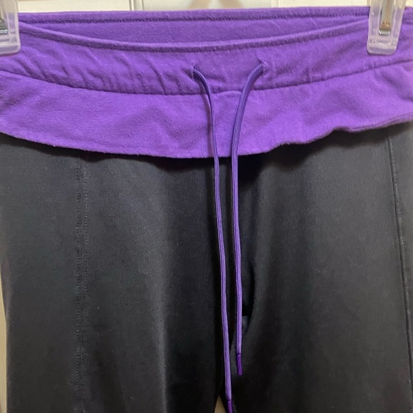 Purple and Black Lounge Pants adidas size xs - Picture 3 of 6